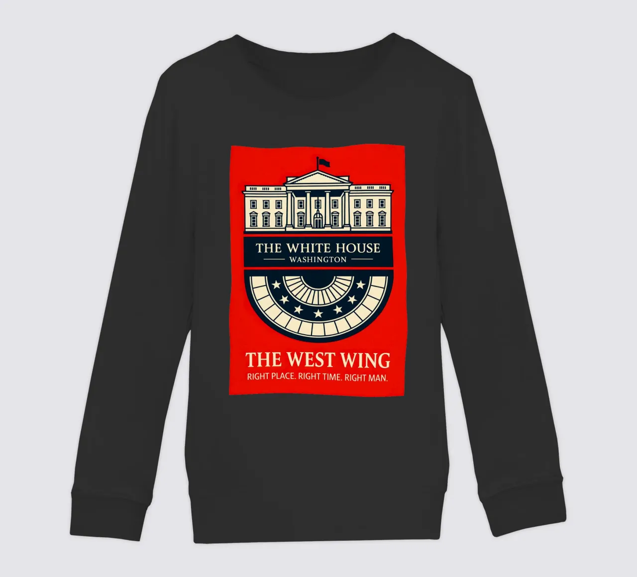 The West Wing Print Kinder Sweatshirt von MoviesArt