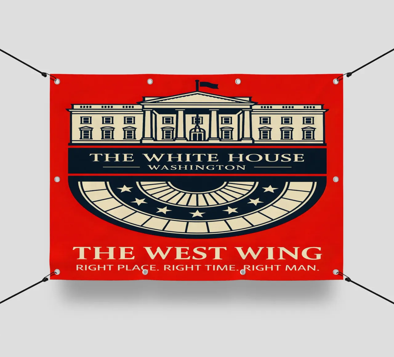The West Wing Print telo in pvc da MoviesArt