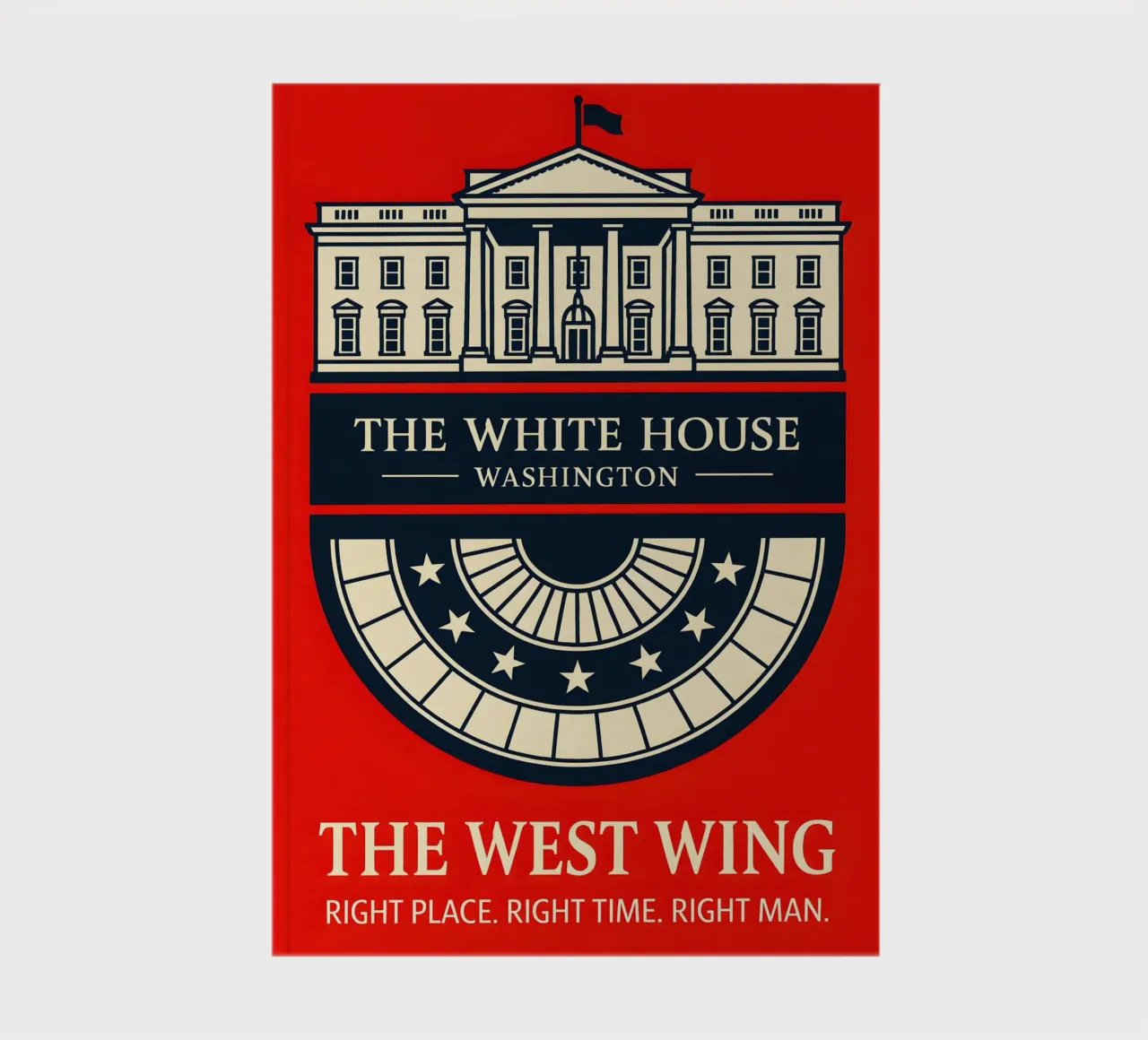 The West Wing Print notebook by MoviesArt