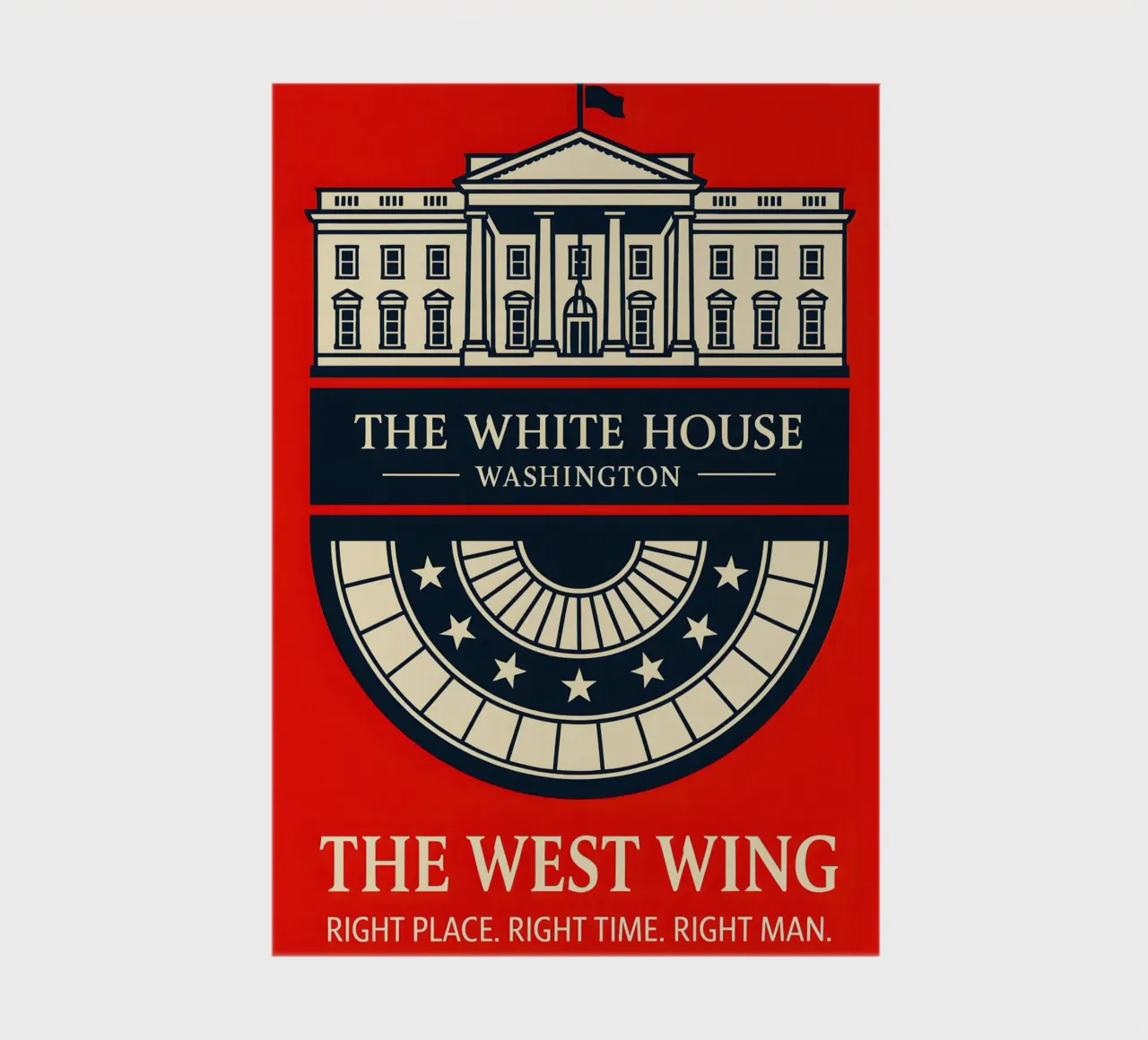 The West Wing Print notebook by MoviesArt