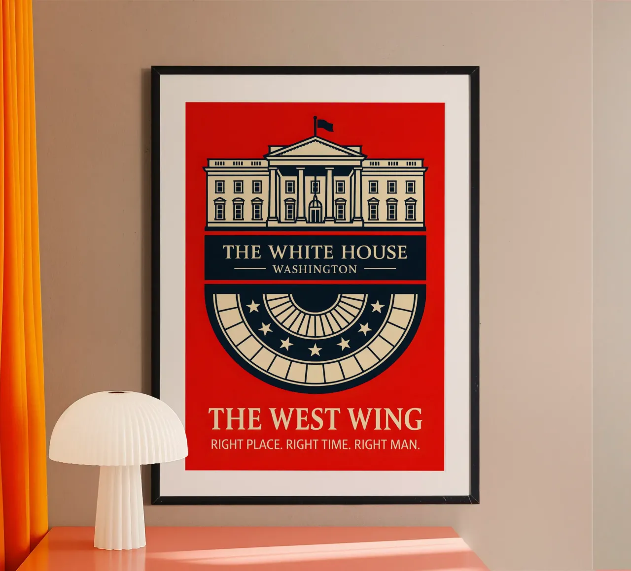 The West Wing Print carta hahnemühle da MoviesArt