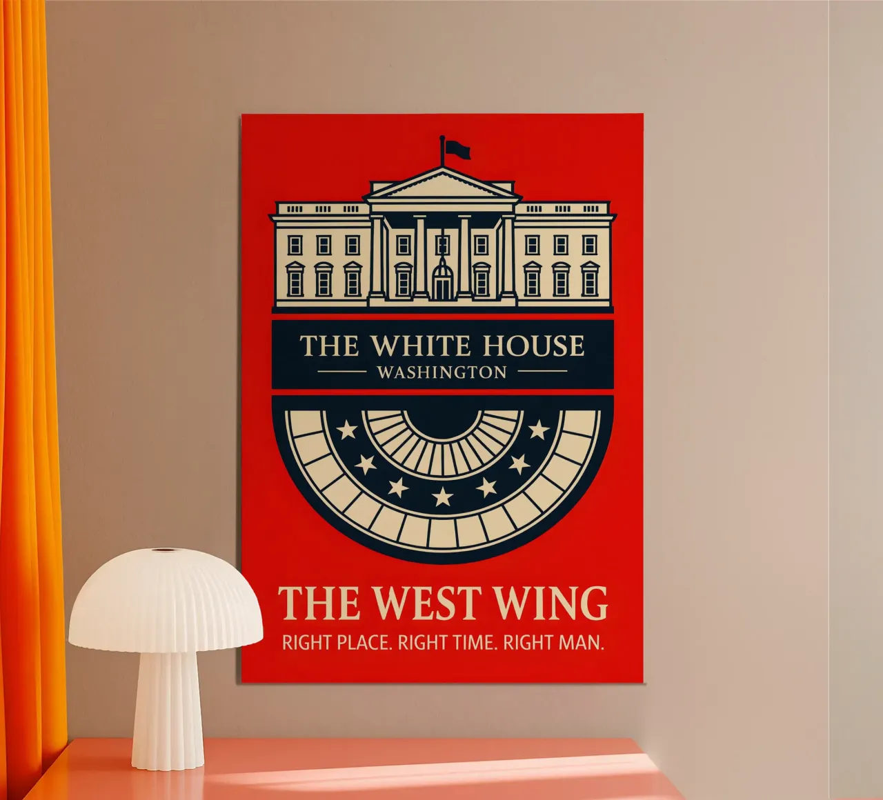 The West Wing Print carta hahnemühle da MoviesArt