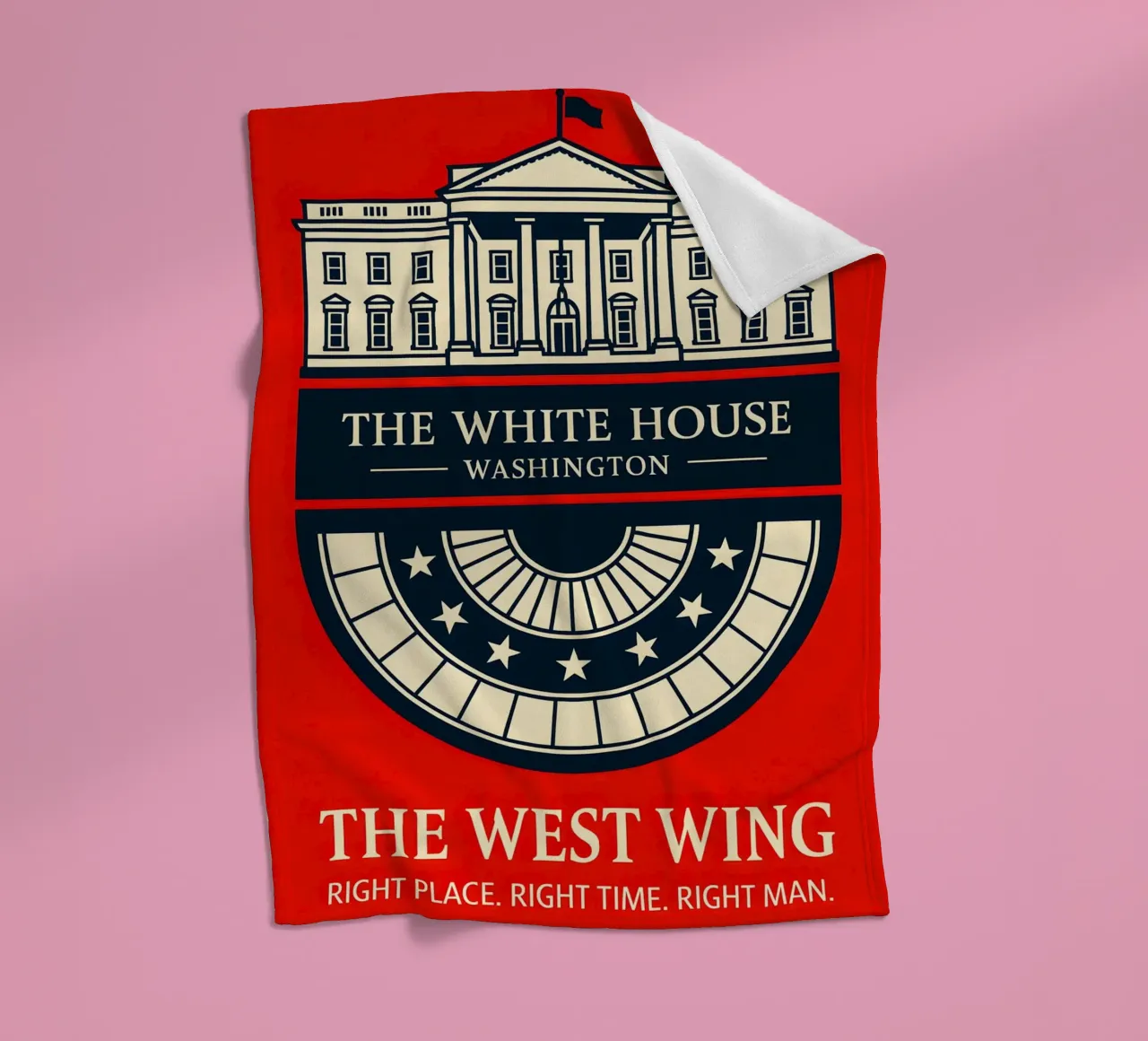 The West Wing Print coperta in pile da MoviesArt