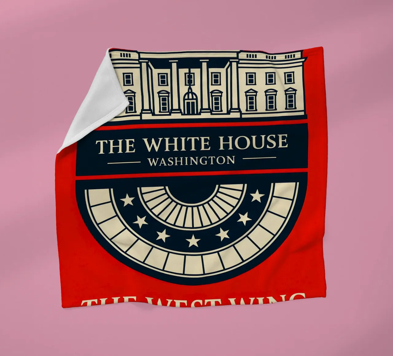The West Wing Print coperta in pile da MoviesArt