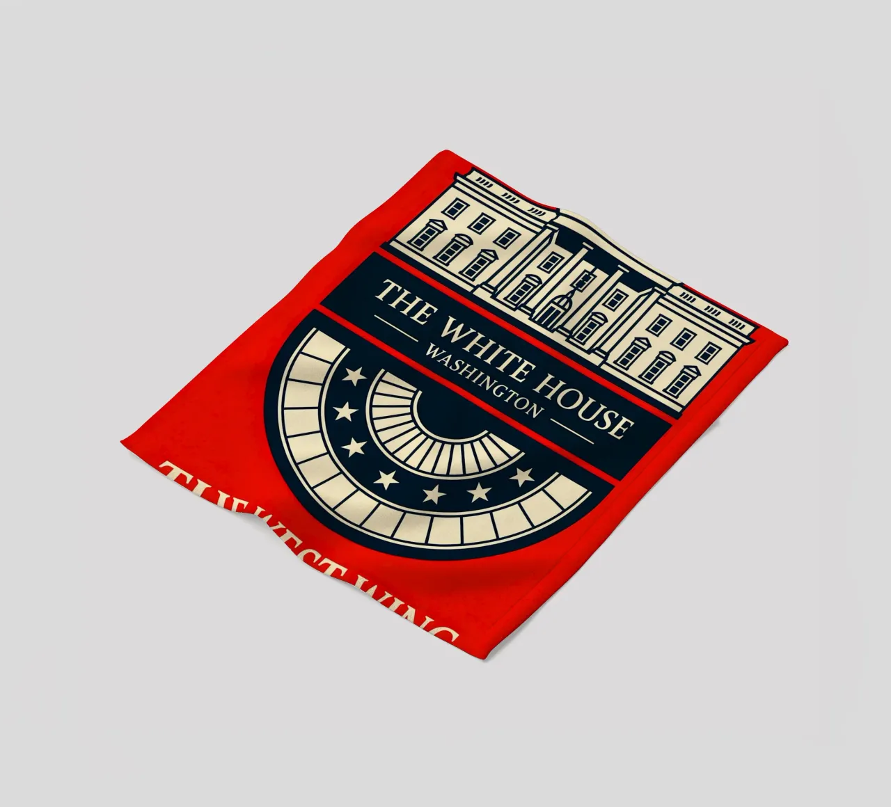 The West Wing Print coperta in pile da MoviesArt