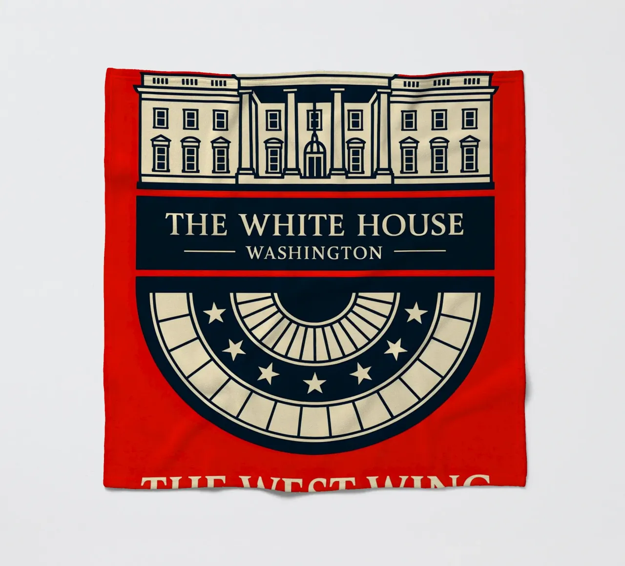The West Wing Print coperta in pile da MoviesArt