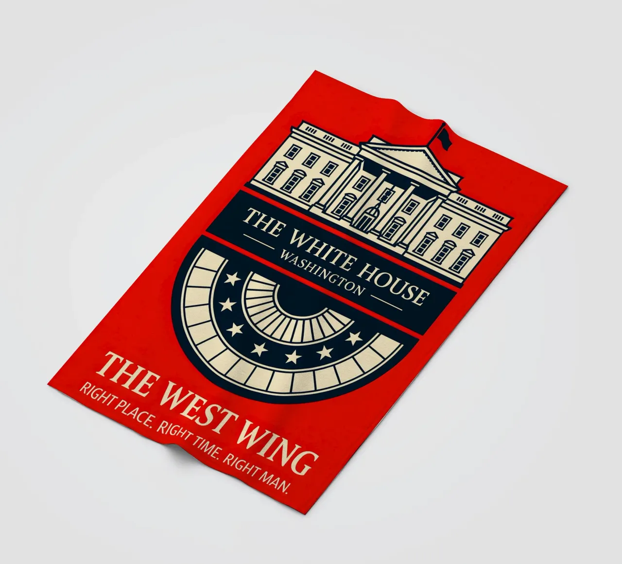 The West Wing Print coperta in pile da MoviesArt