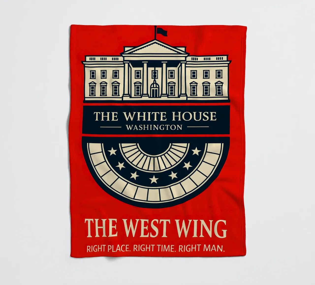 The West Wing Print coperta in pile da MoviesArt