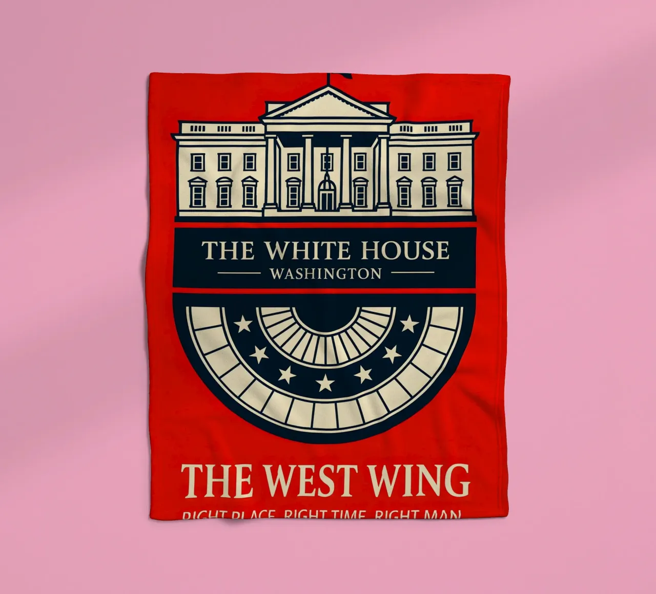 The West Wing Print coperta in pile da MoviesArt