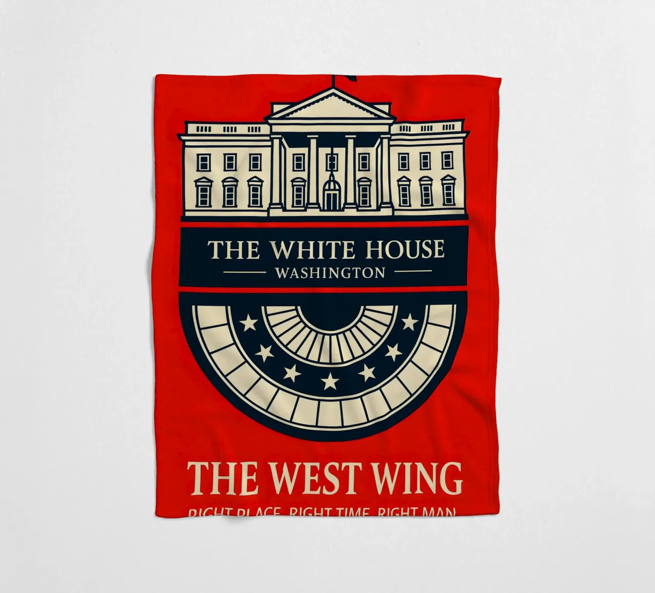 The West Wing Print coperta in pile da MoviesArt