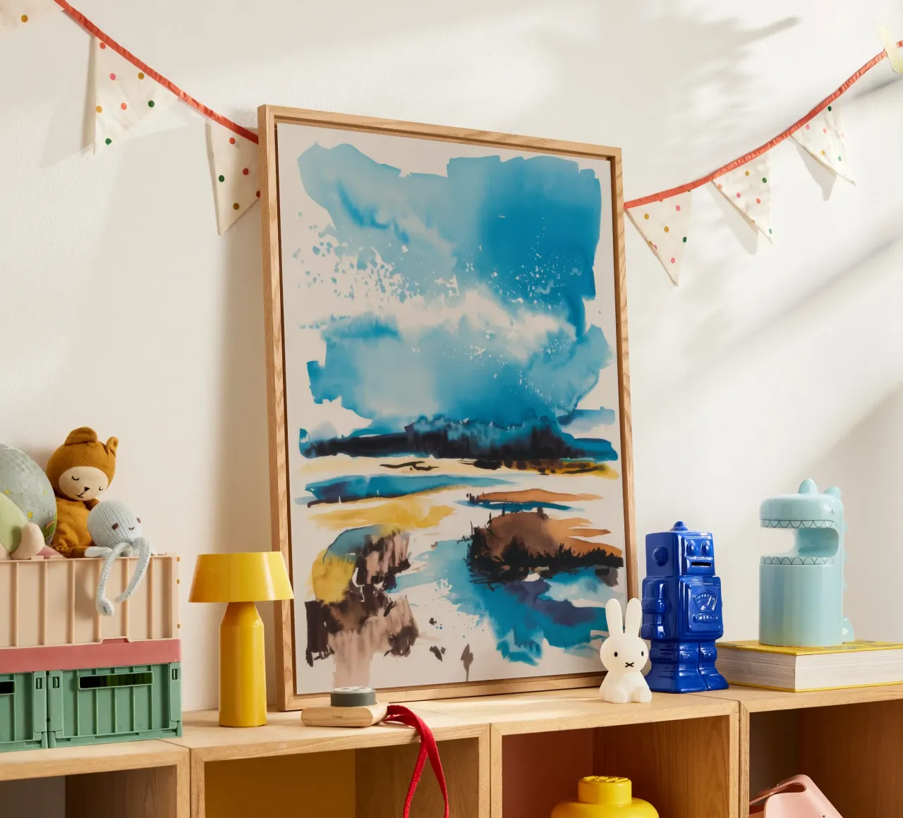 Coastal Sky Serenity acrylic glass by Ebony Carpenter