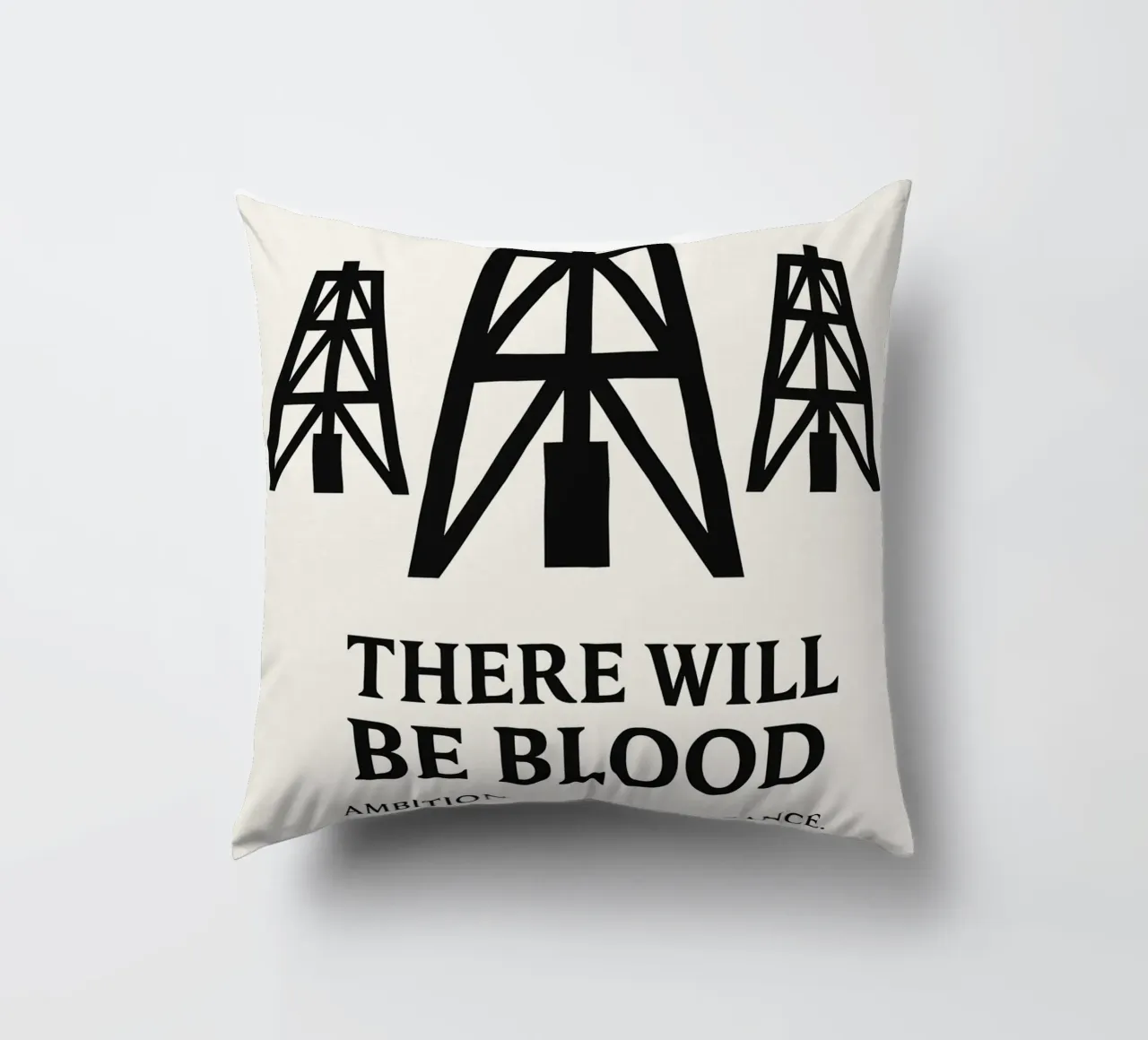 There Will Be Blood Print cuscino da MoviesArt