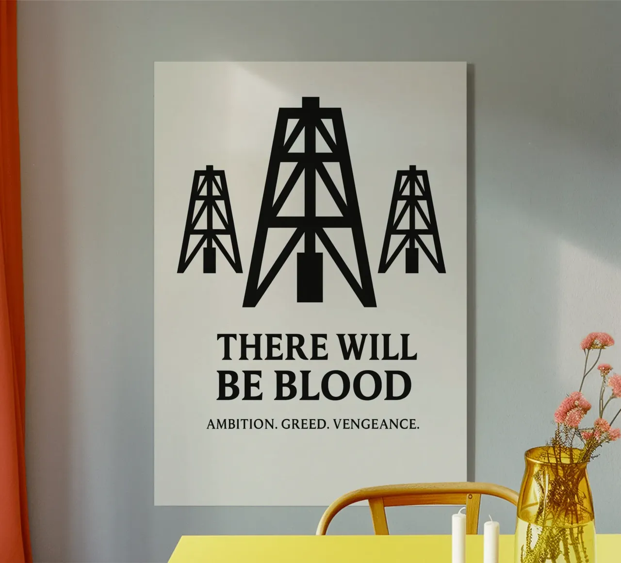 There Will Be Blood Print acrylic glass by MoviesArt