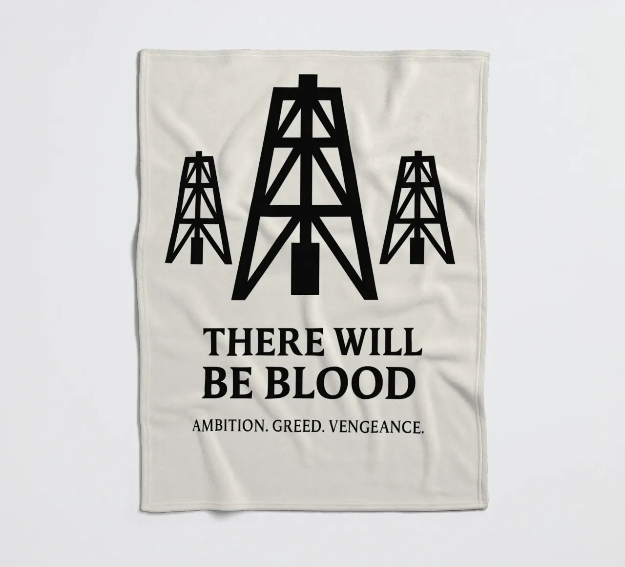 There Will Be Blood Print coperta in pile da MoviesArt