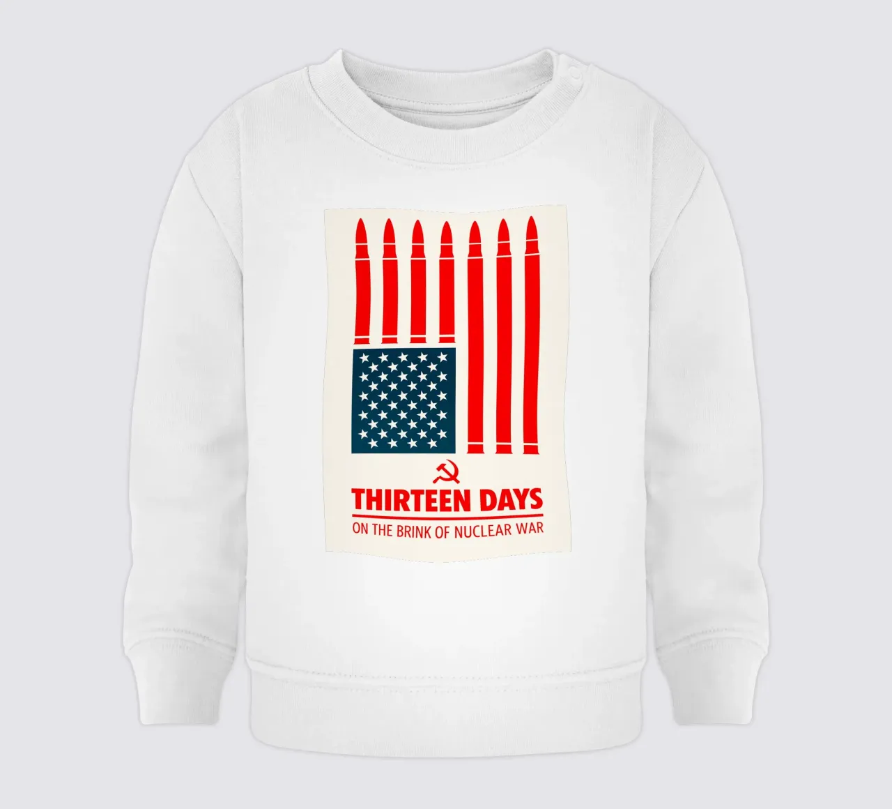 Thirteen Days Print baby sweatshirt by MoviesArt