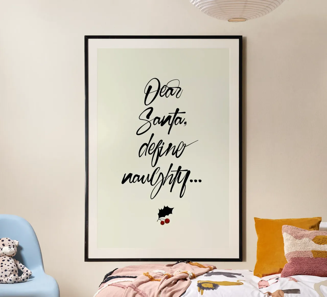 Dear Santa poster da Kubistika