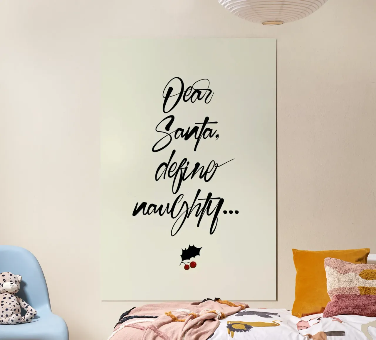 Dear Santa poster da Kubistika