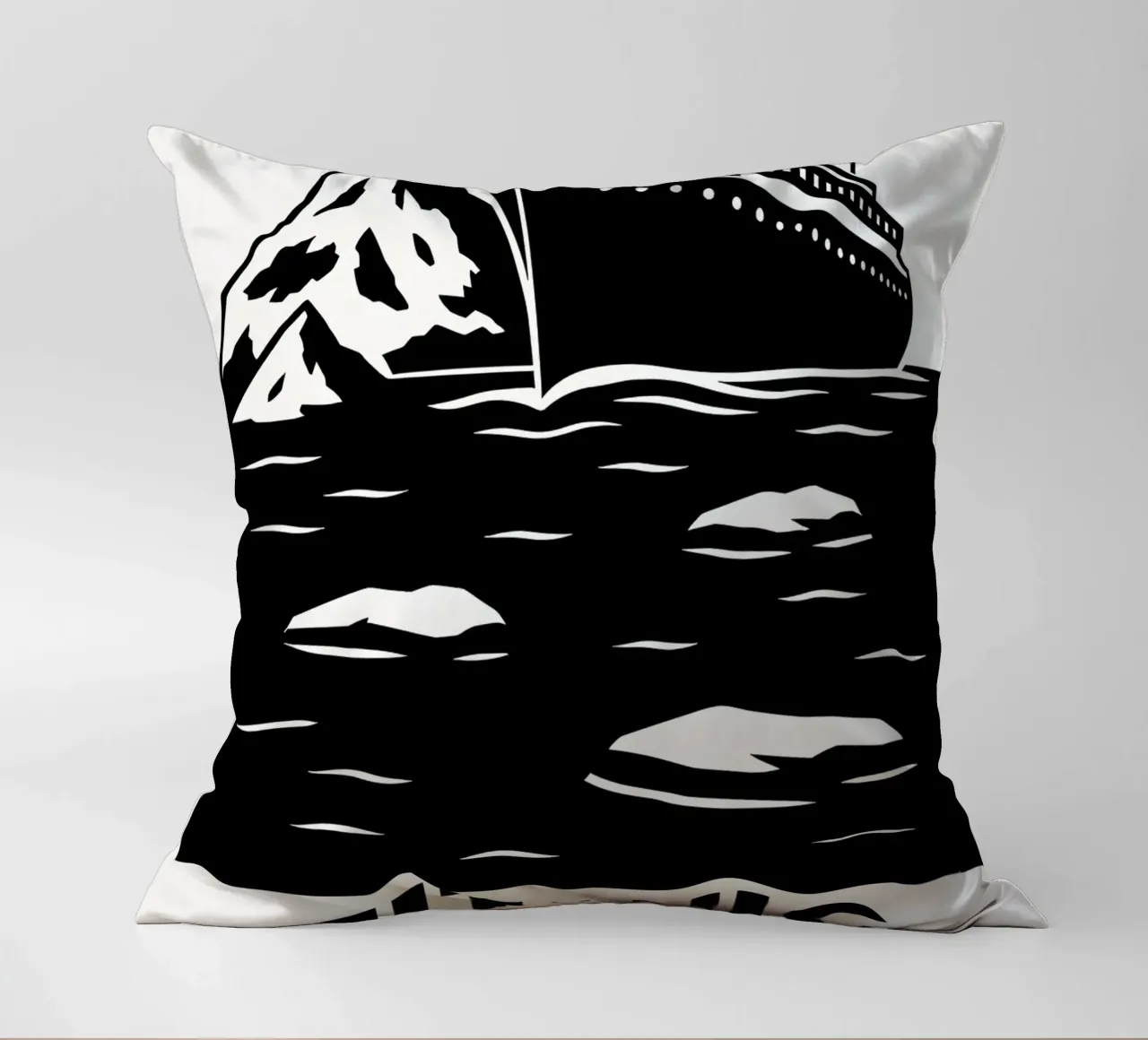 Titanic Print cuscino da MoviesArt