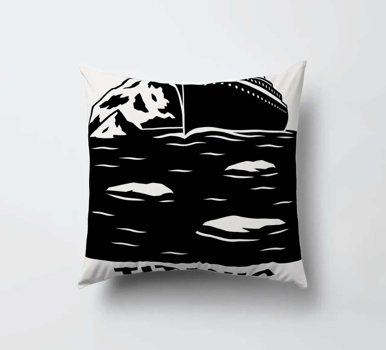 Titanic Print cuscino da MoviesArt