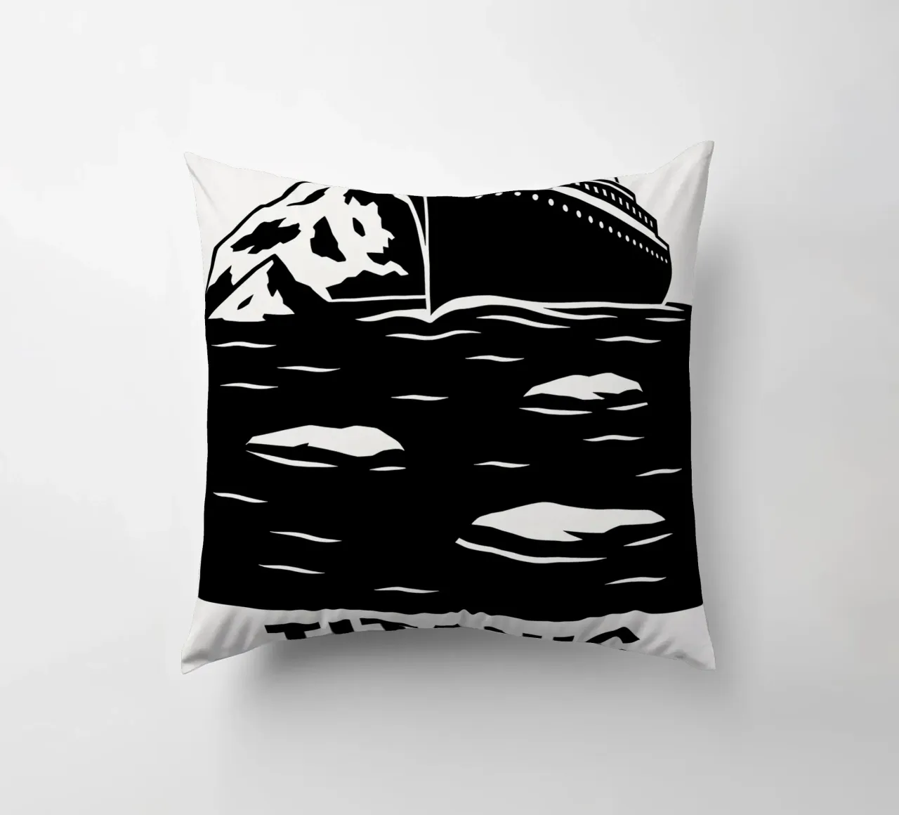 Titanic Print cuscino da MoviesArt