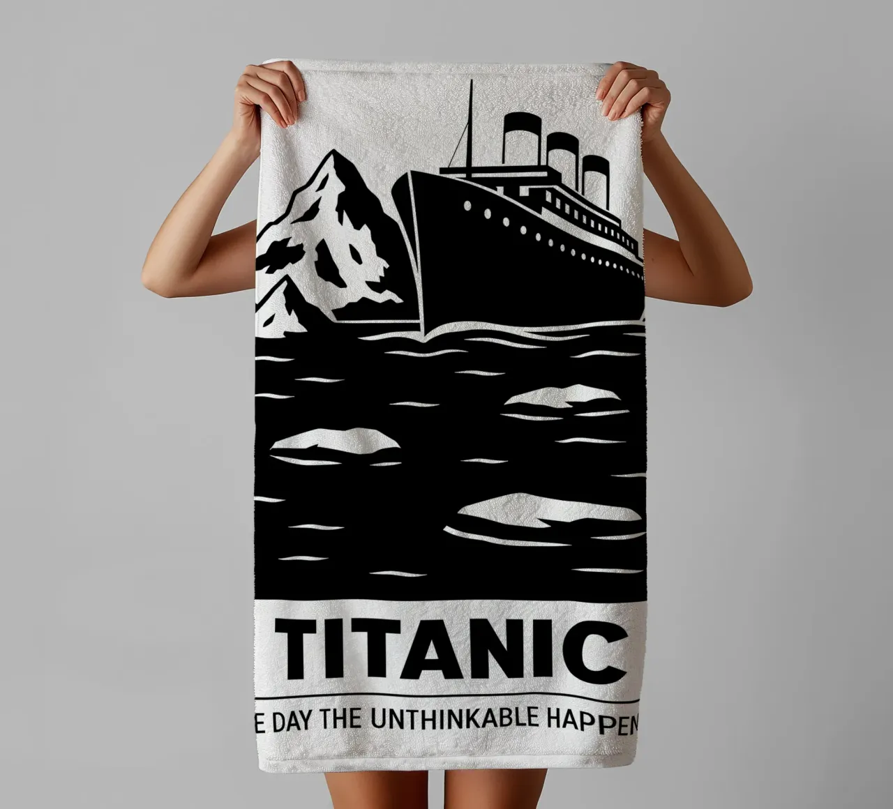 Titanic Print asciugamano da bagno da MoviesArt
