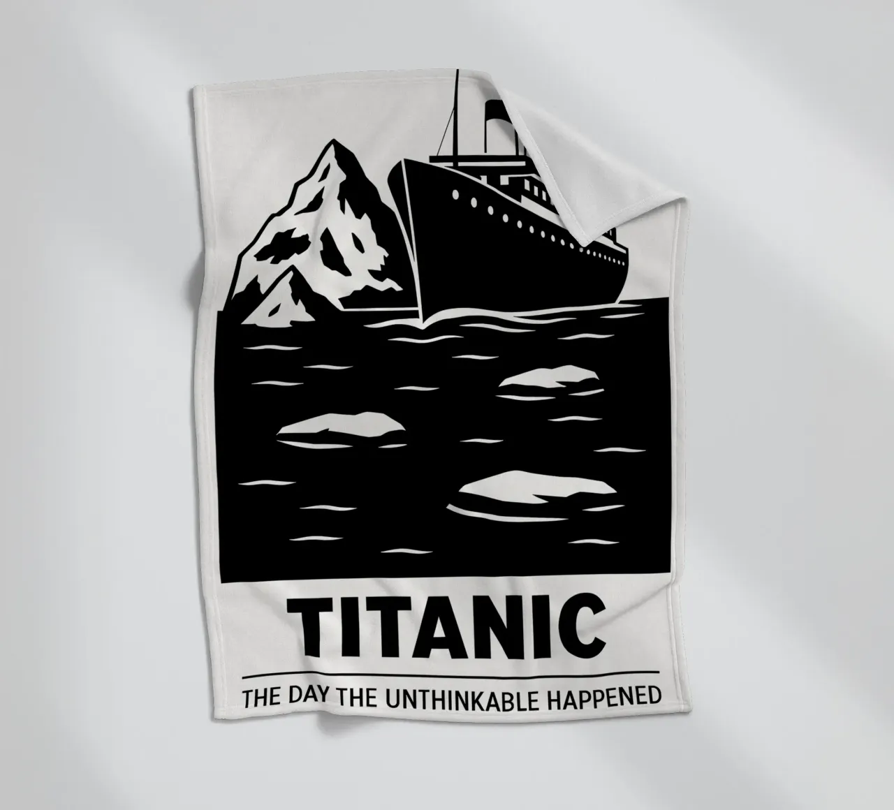 Titanic Print coperta in pile da MoviesArt