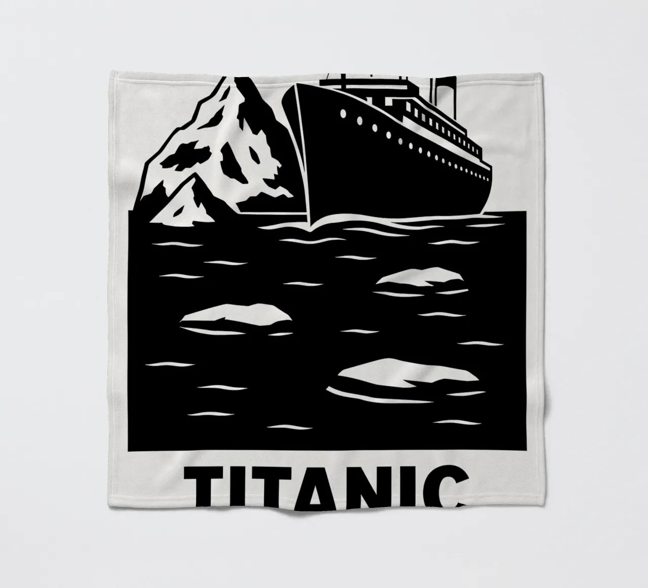 Titanic Print coperta in pile da MoviesArt