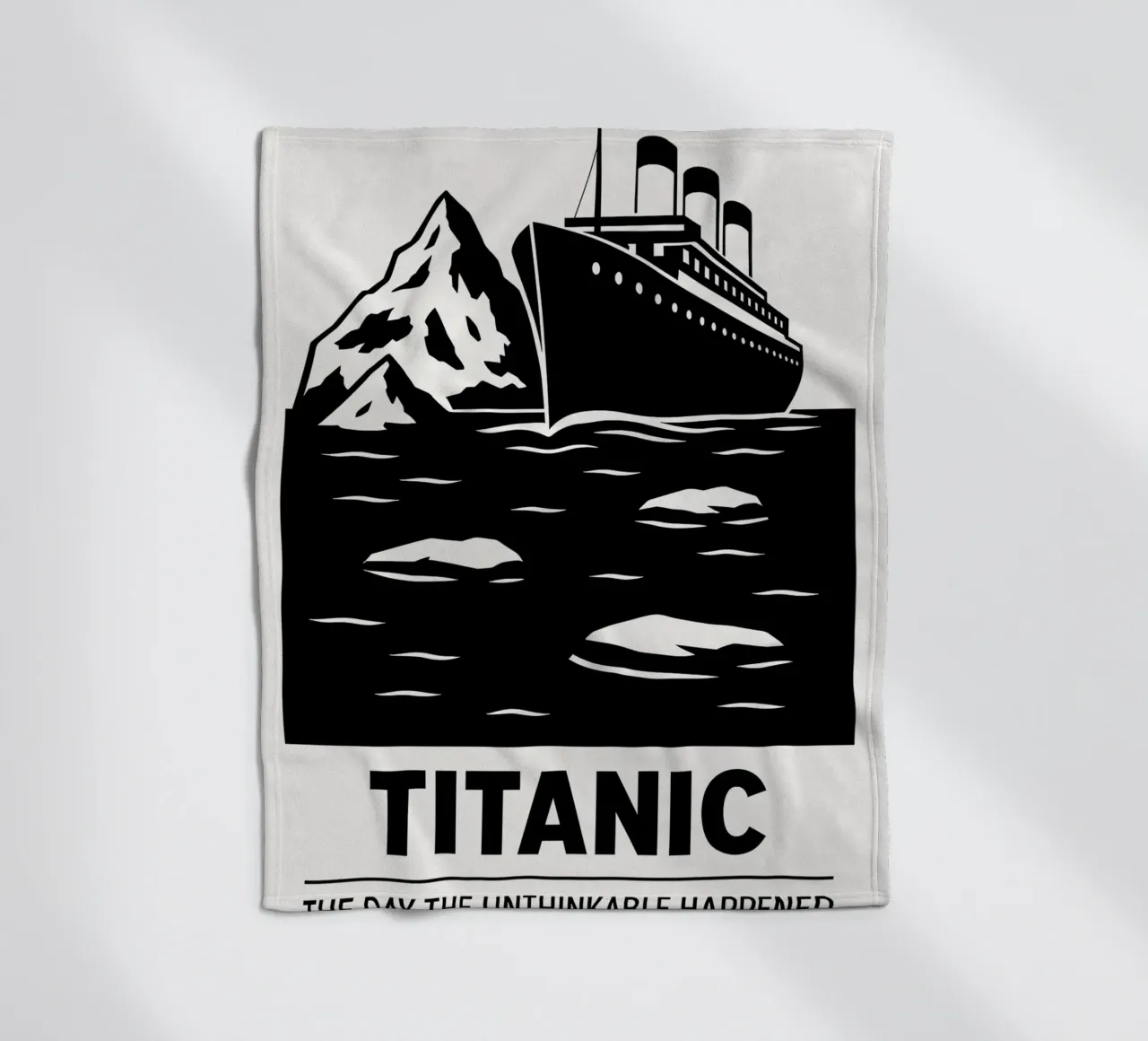 Titanic Print coperta in pile da MoviesArt
