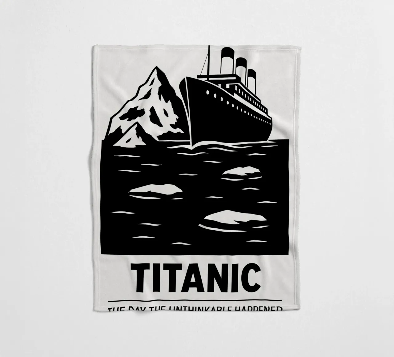 Titanic Print coperta in pile da MoviesArt