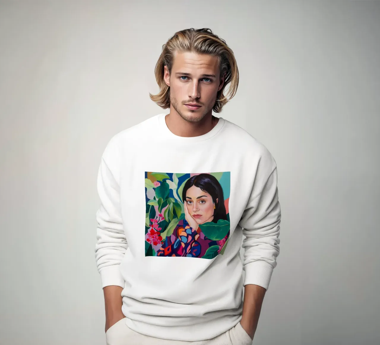 Retratos de follaje sudadera de Ebony Carpenter