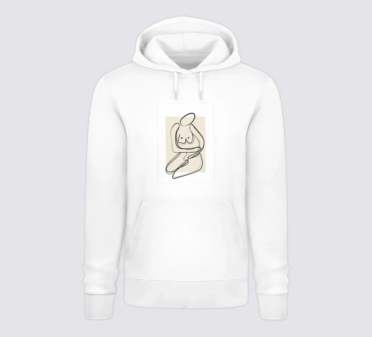 Abstract Figure Art 3 felpa con cappuccio da Flow Line