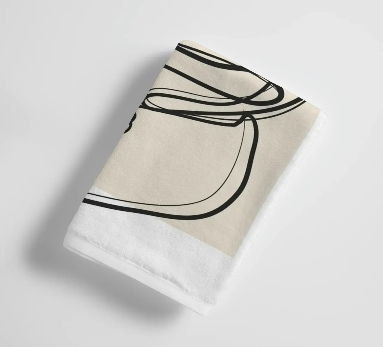 Abstract Figure Art 3 asciugamano da bagno da Flow Line