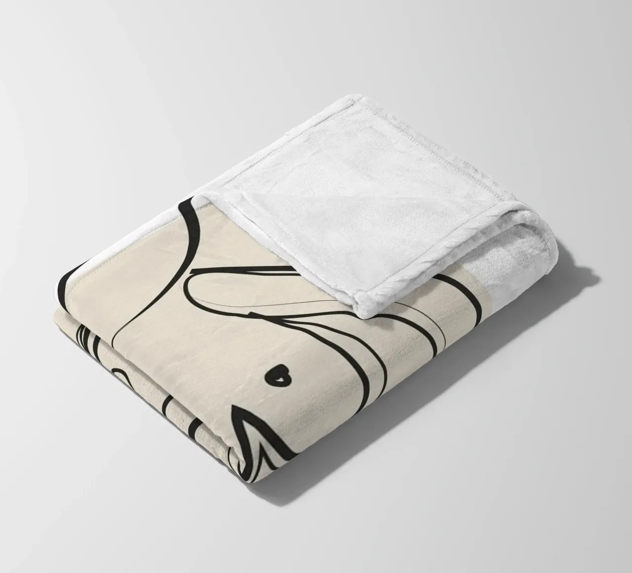 Abstract Figure Art 3 coperta in pile da Flow Line