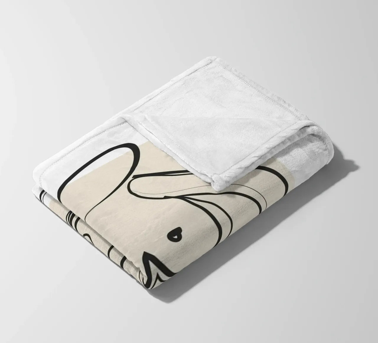 Abstract Figure Art 3 coperta in pile da Flow Line