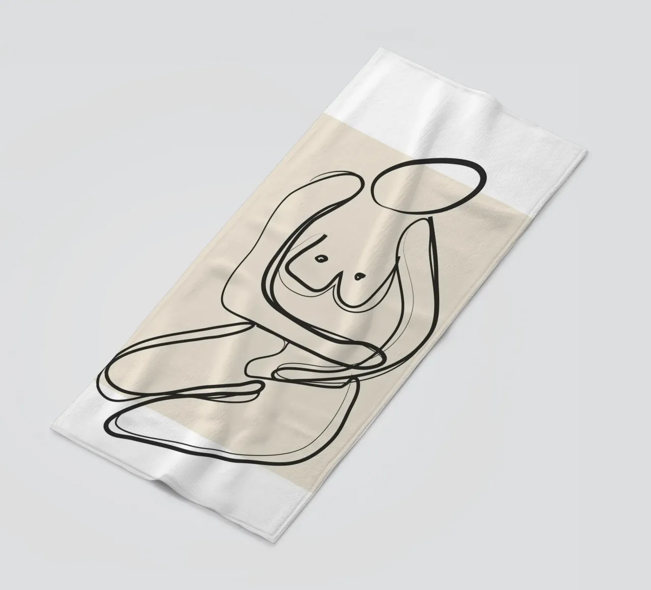 Abstract Figure Art 3 telo mare da Flow Line