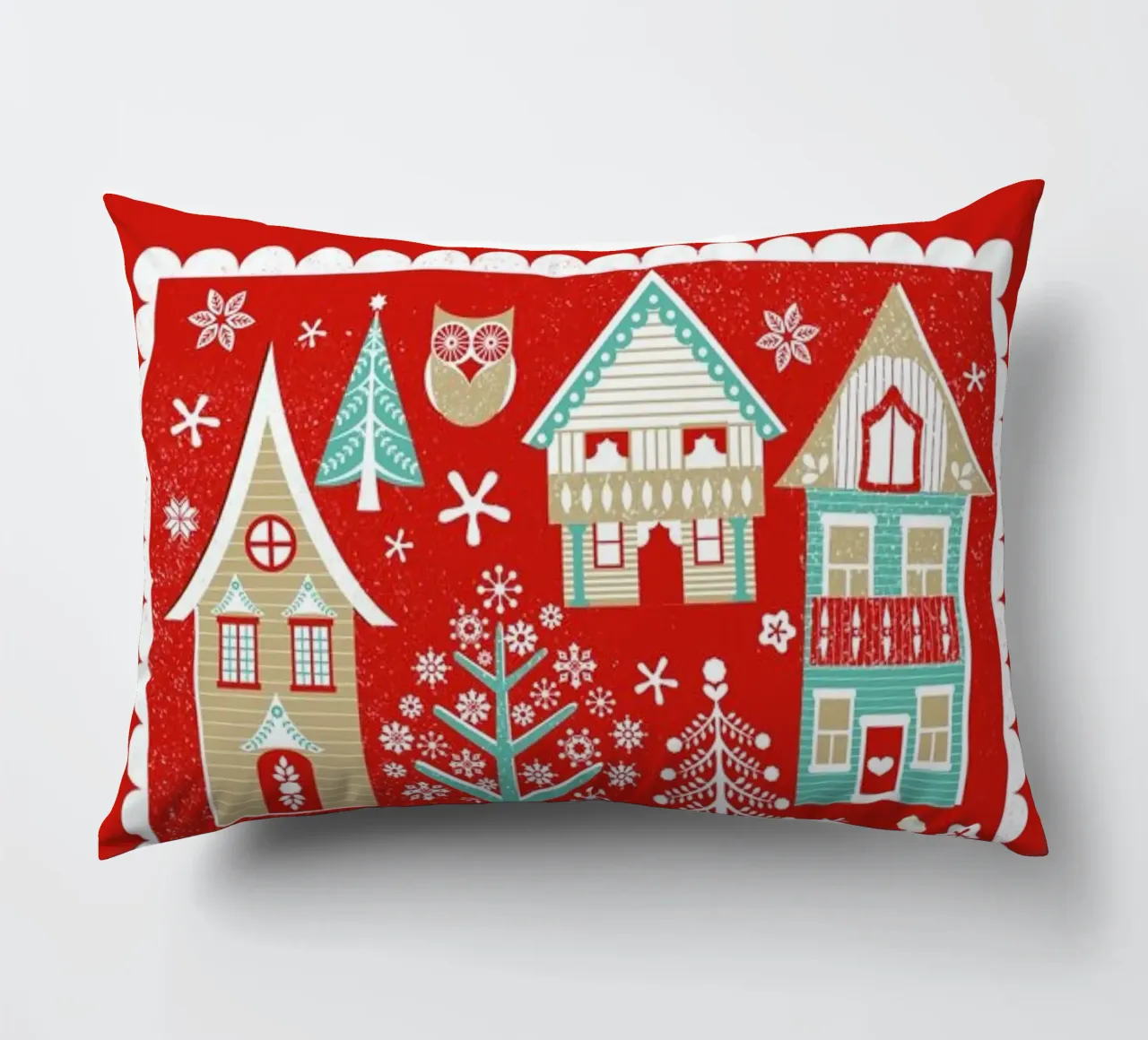 Scandi Village cuscino da Catherine Aguilar