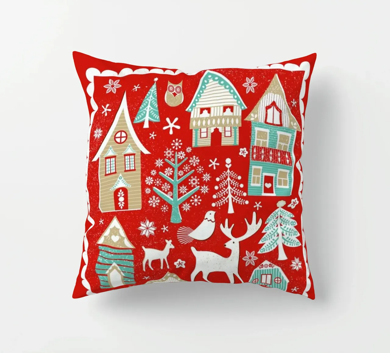 Scandi Village cuscino da Catherine Aguilar