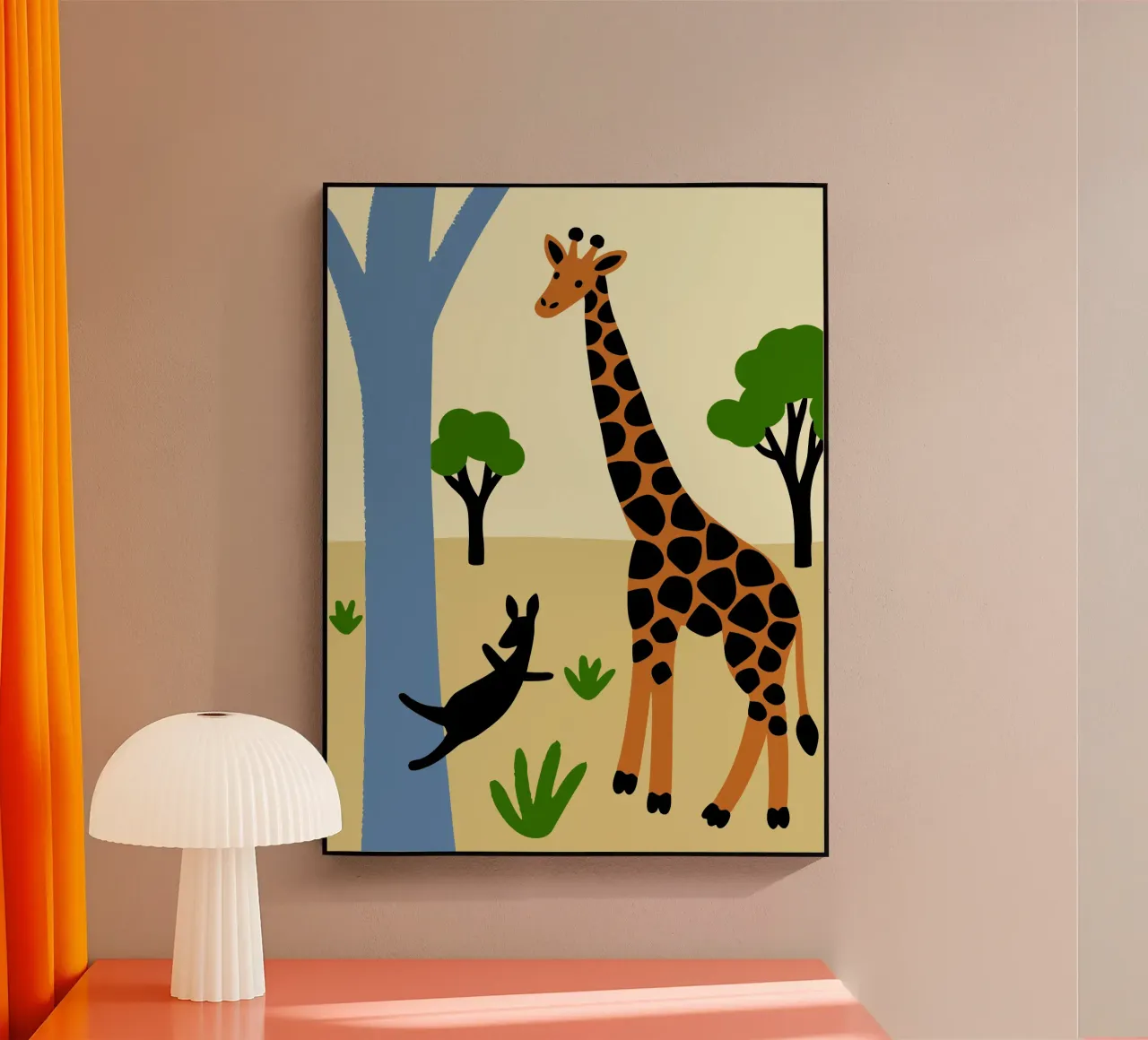 Elefanti e canguri plexiglass da TRENDY POSTER SHOP