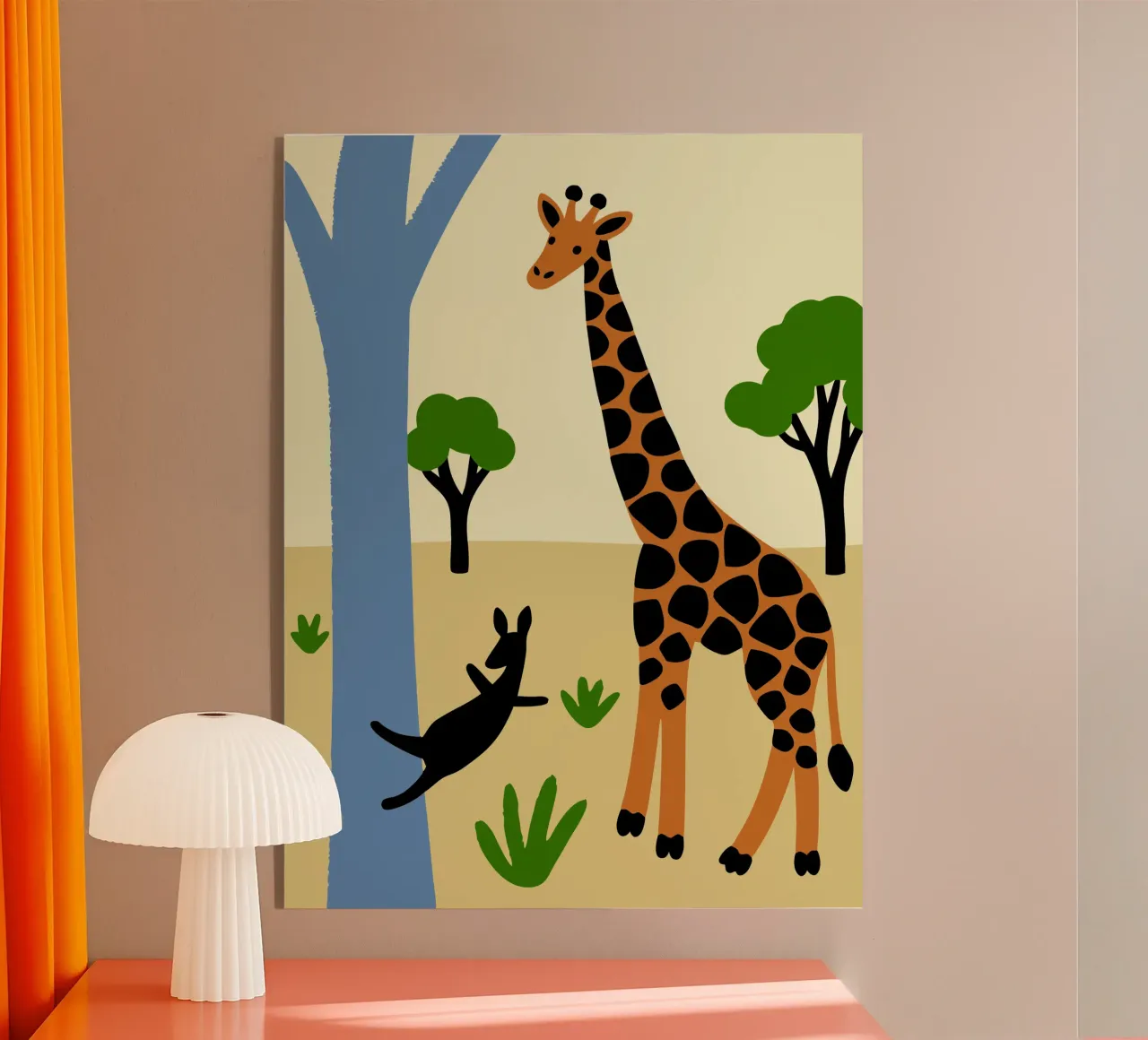 Elefanti e canguri plexiglass da TRENDY POSTER SHOP