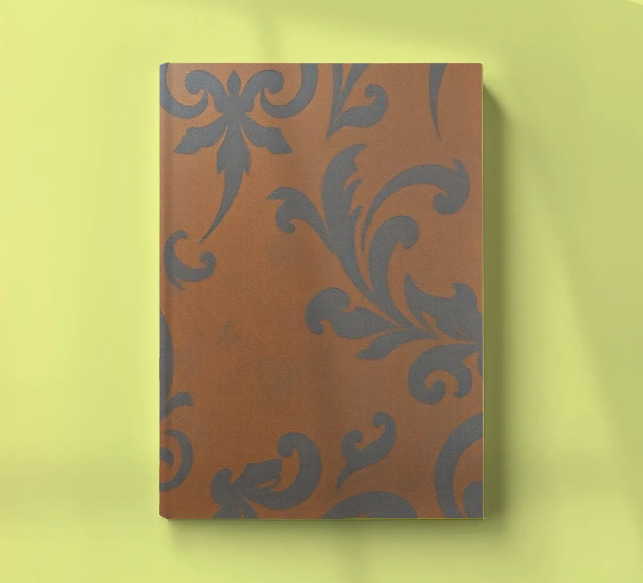 Ornate wall design featuring elegant patterns in rich notebook by DesignDoodle
