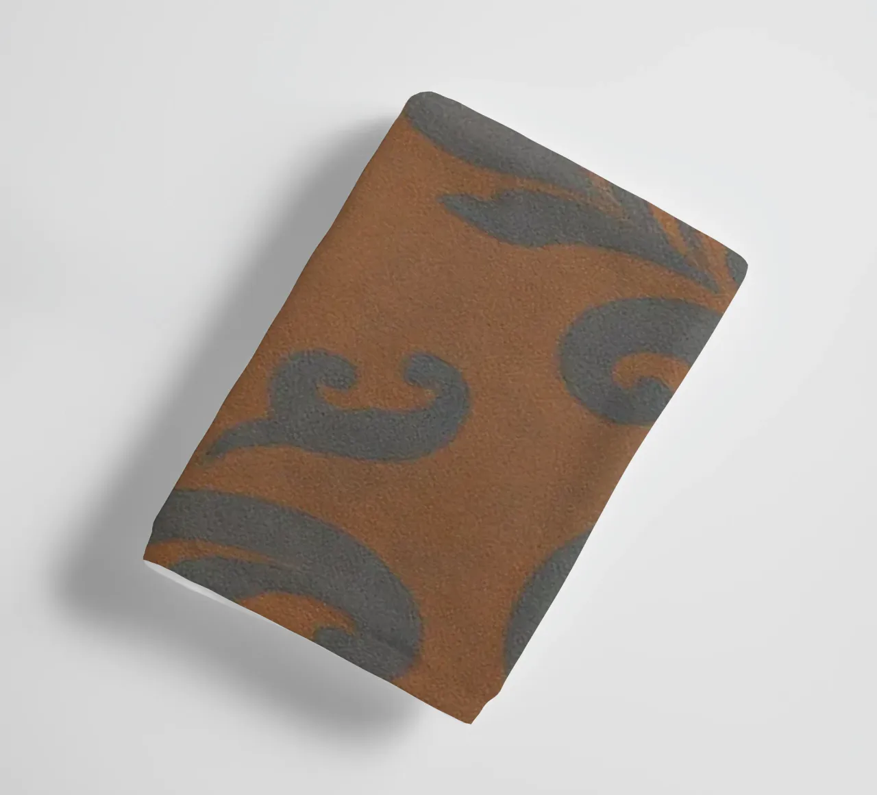 Ornate wall design featuring elegant patterns in rich towel by DesignDoodle