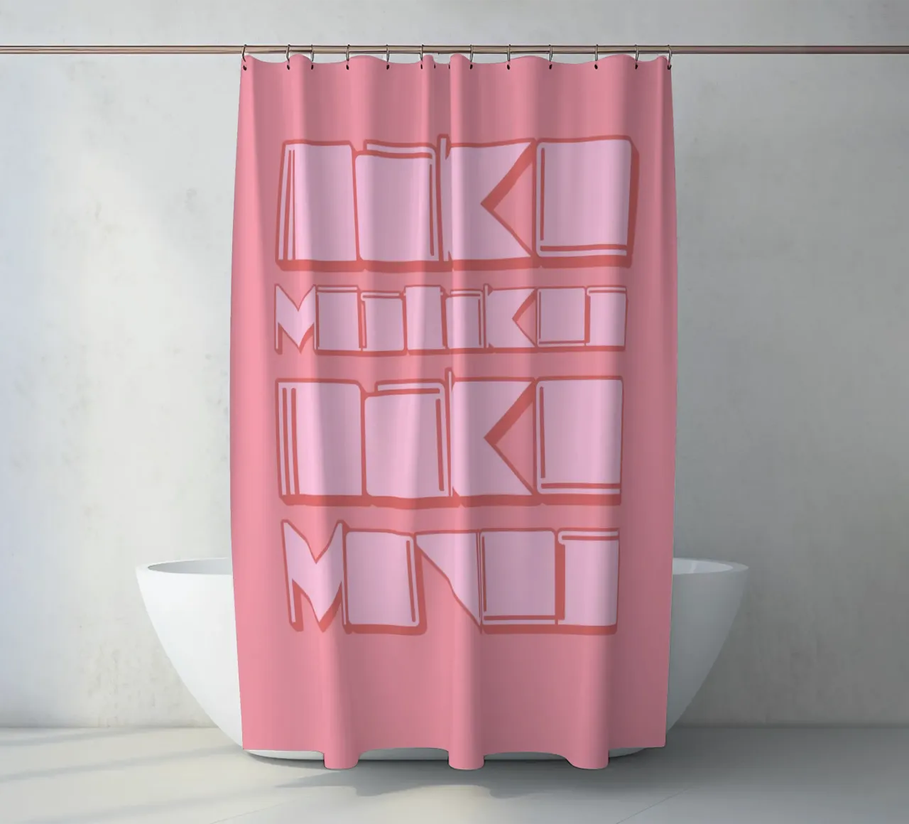 MAKE MISTAKES MAKE MOVES cortina de baño de Einfach Uebel