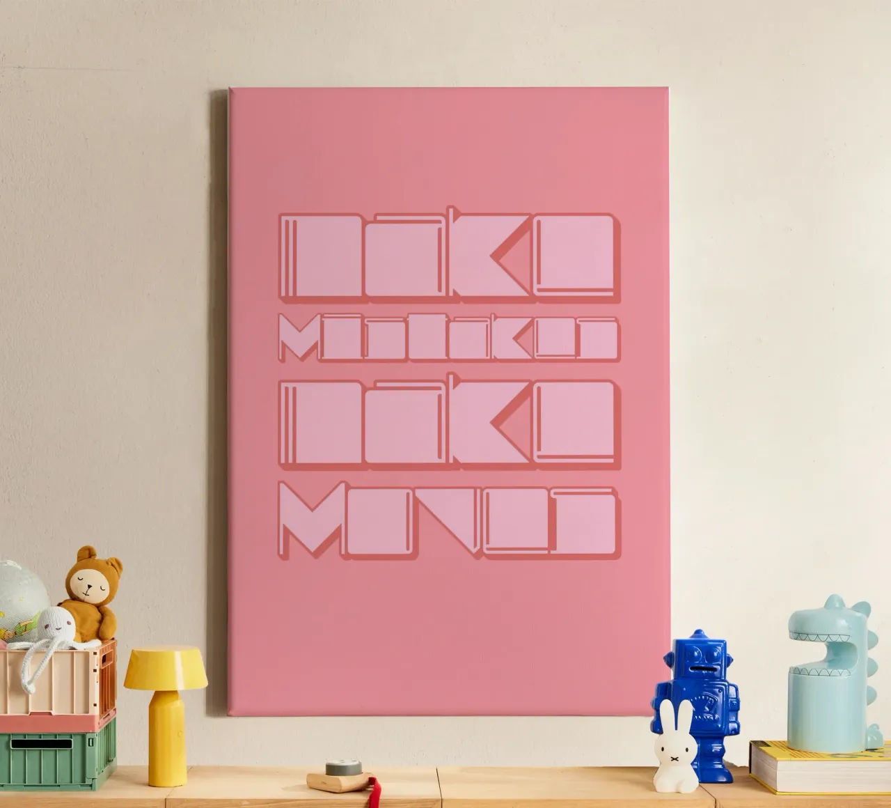MAKE MISTAKES MAKE MOVES lienzo de Einfach Uebel