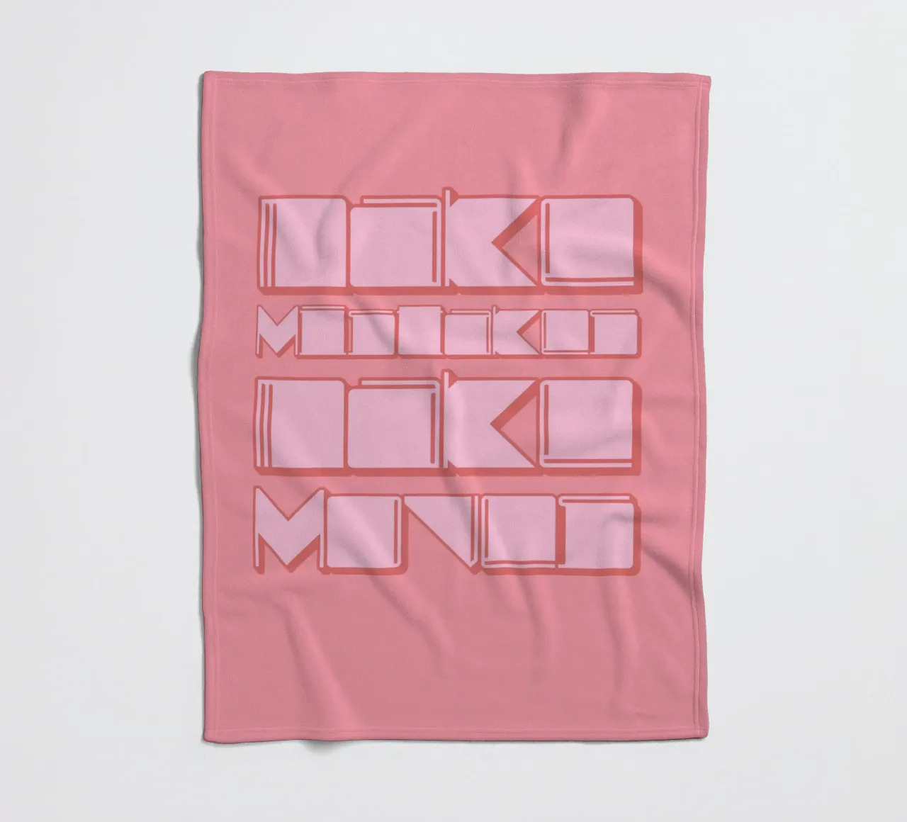MAKE MISTAKES MAKE MOVES Fleecedecke von Einfach Uebel
