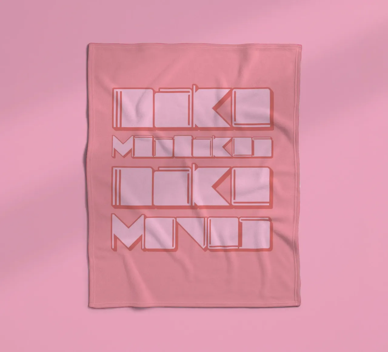 MAKE MISTAKES MAKE MOVES coperta in pile da Einfach Uebel