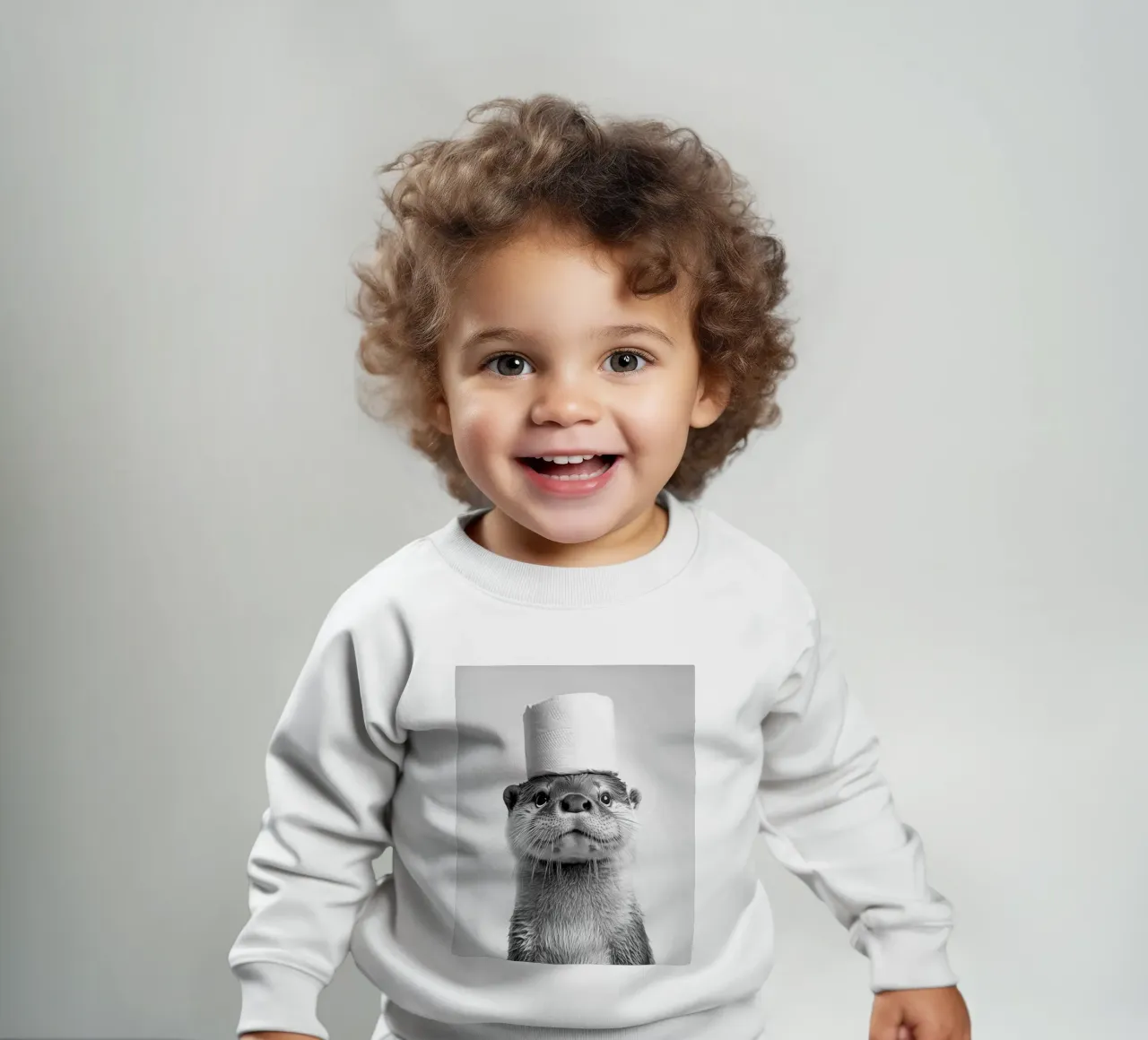 Servietten im Kopf Baby Sweatshirt von christal shop