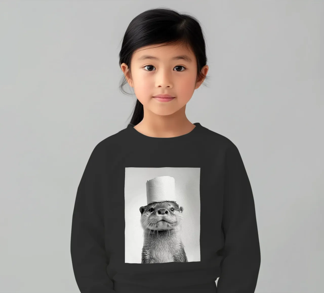 Tovaglioli in testa felpa bambino da christal shop