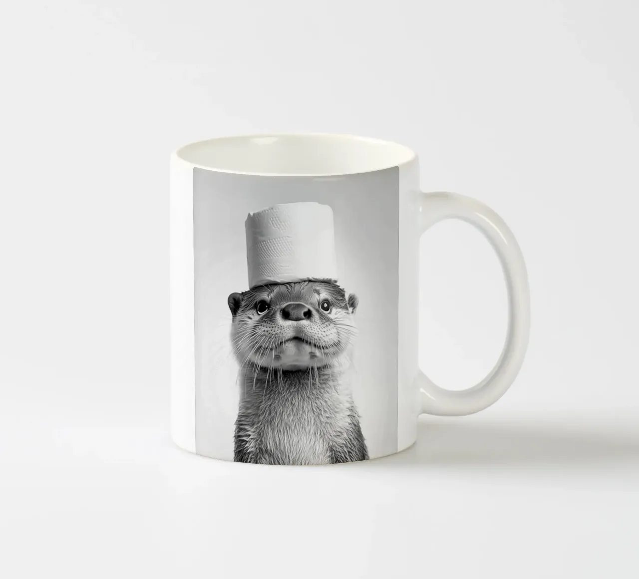 Servietten im Kopf Keramik Tasse von christal shop