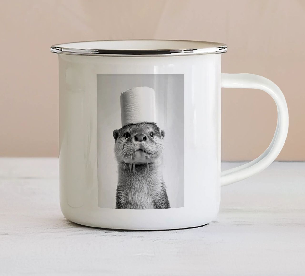 Tovaglioli in testa tazza in smalto da christal shop
