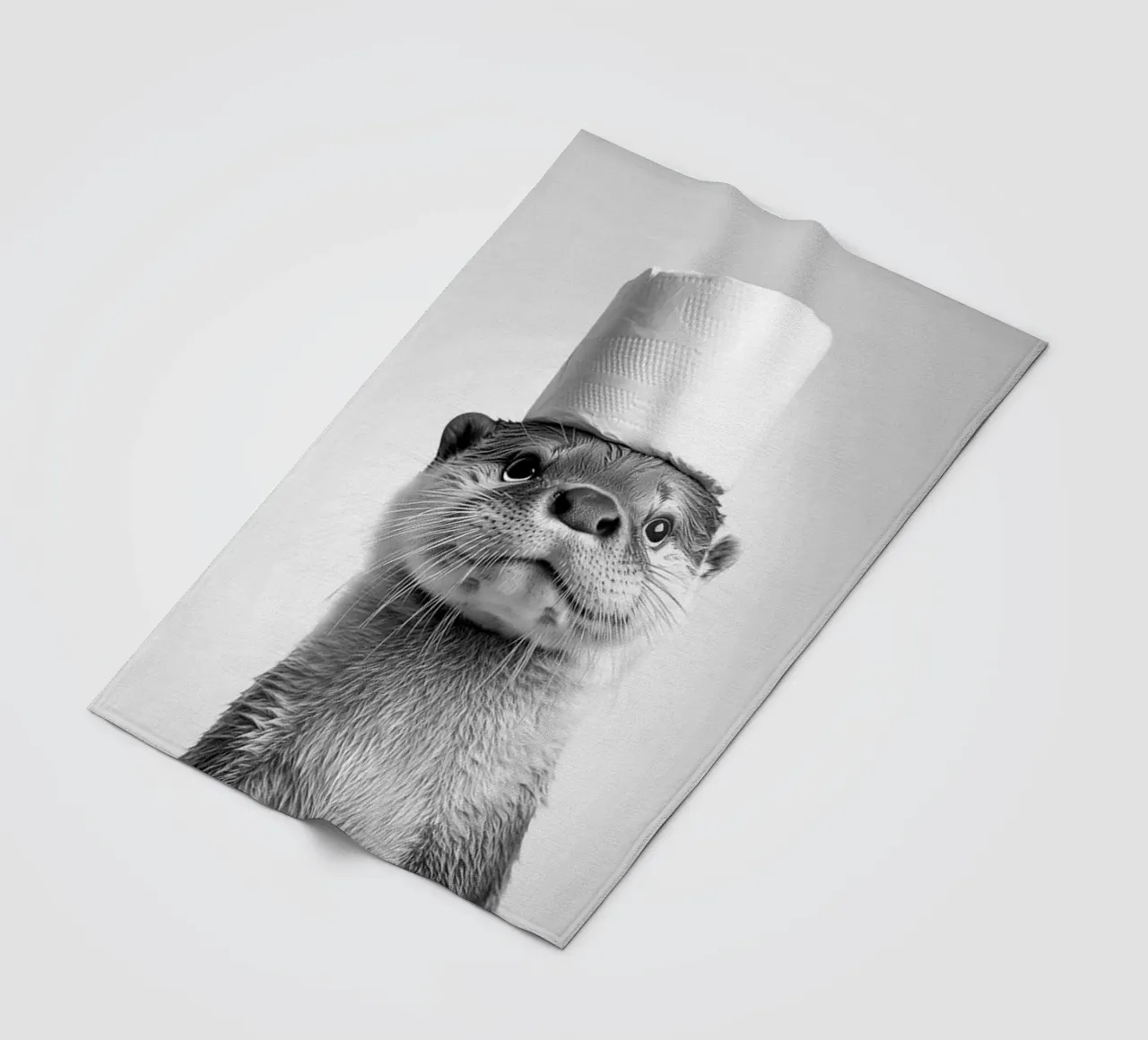 Tovaglioli in testa coperta in pile da christal shop